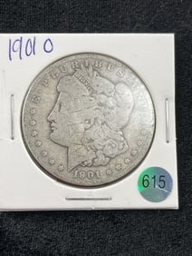 1901 O Morgan Silver Dollar Coin