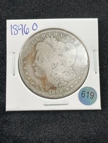 1896 O Morgan Silver Dollar Coin