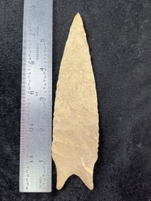 Dalton Indian Artifact Arrowhead