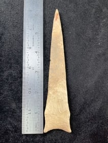Dalton Indian Artifact Arrowhead