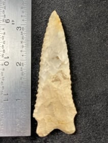 Dalton Indian Artifact Arrowhead