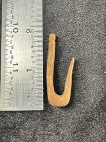 Bone Hook Indian Artifact Arrowhead