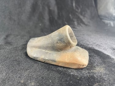 Pottery Pipe Indian Artifact Arrowhead