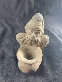 Pre-Columbian Pottery Vessel Indian Artifact Arrowhead
