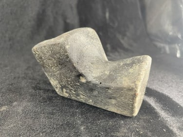 Pottery Pipe Indian Artifact Arrowhead