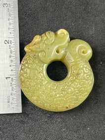 Chinese Jade Hongshan Figurine