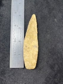 Agate Basin Indian Artifact Arrowhead