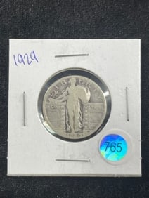 1929 Standing Liberty Quarter Dollar Coin