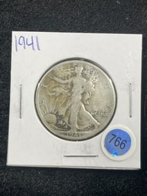 1941 Walking Liberty Half Dollar Coin