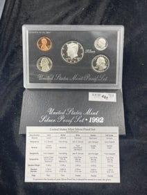 1992 United States Mint Silver Proof Set