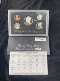 1992 United States Mint Silver Proof Set