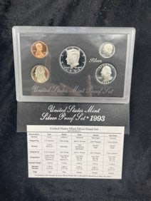 1993 United States Mint Silver Proof Set