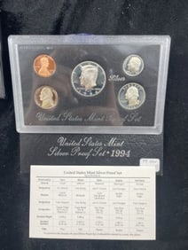 1994 United States Mint Silver Proof Set