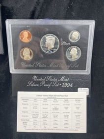 1994 United States Mint Silver Proof Set
