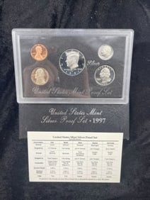 1997 United States Mint Silver Proof Set