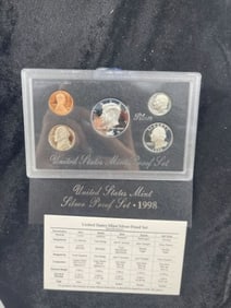 1998 United States Mint Silver Proof Set