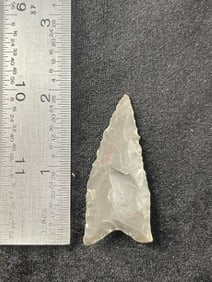 Dalton Indian Artifact Arrowhead