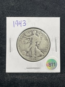 1943 Walking Liberty Half Dollar Coin