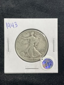 1943 Walking Liberty Half Dollar Coin