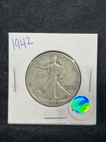 1942 Walking Liberty Half Dollar Coin
