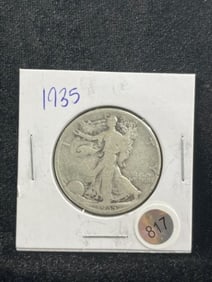 1935 Walking Liberty Half Dollar Coin