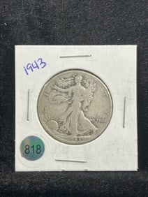 1943 Walking Liberty Half Dollar Coin