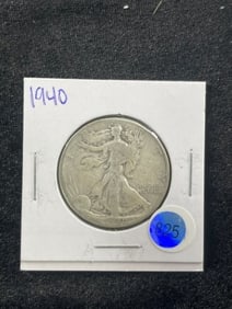 1940 Walking Liberty Half Dollar Coin