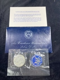 1971 Eisenhower Uncirculated Silver Dollar