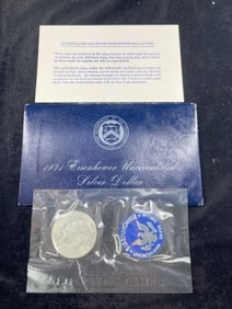 1971 Eisenhower Uncirculated Silver Dollar