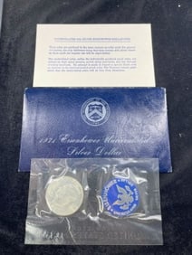 1971 Eisenhower Uncirculated Silver Dollar