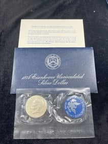 1974 Eisenhower Uncirculated Silver Dollar