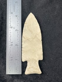 4 & 1/16" Hardin Indian Artifact Arrowhead