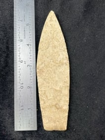 5 & 5/8" Agate Basin Indian Artifact Arrowhead