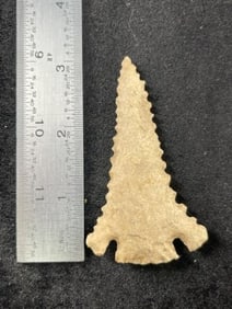 3 & 1/8" Pine Tree Indian Artifact Arrowhead