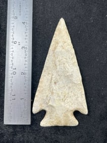 4 & 3/16" Apple Creek Indian Artifact Arrowhead