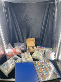 Group of assorted Baseball Cards & Figurines