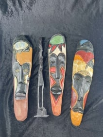 Group of Masks, etc