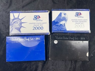 Group of United States Proof Sets