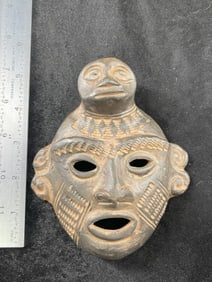 Pre-Columbian Pottery Mask