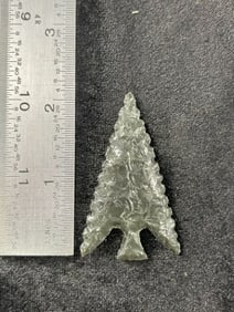 Obsidian Arrow Point Indian Artifact Arrowhead