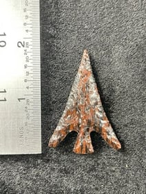 Mahogany Obsidian Arrow Point Indian Artifact Arrowhead