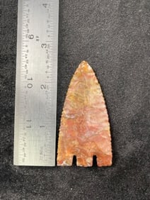 Calf Creek Indian Artifact Arrowhead