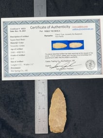 Square Back Knife with Sam Johnson COA