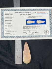 Oval Ended Blade with Sam Johnson COA