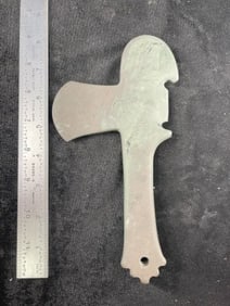Miniature monolithic axe Indian Artifact Arrowhead