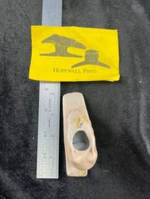Frog Effigy Stone Pipe