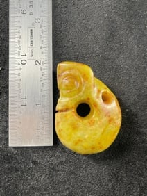 Chinese Jade Hongshan Figurine