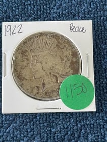 1922 Peace Silver Dollar Coin