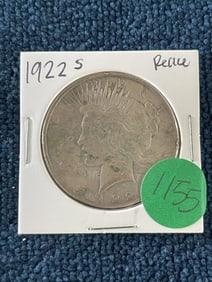 1922 S Peace Silver Dollar Coin