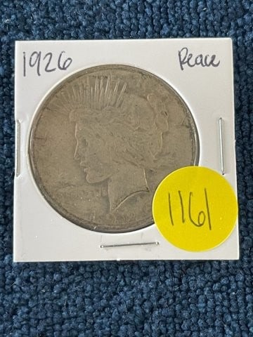 1926 Peace Silver Dollar Coin (1 of 2)